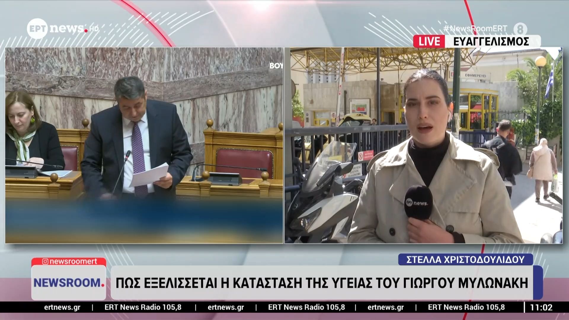 Σταθερή η κατάσταση της υγείας του Γιώργου Μανωλάκη