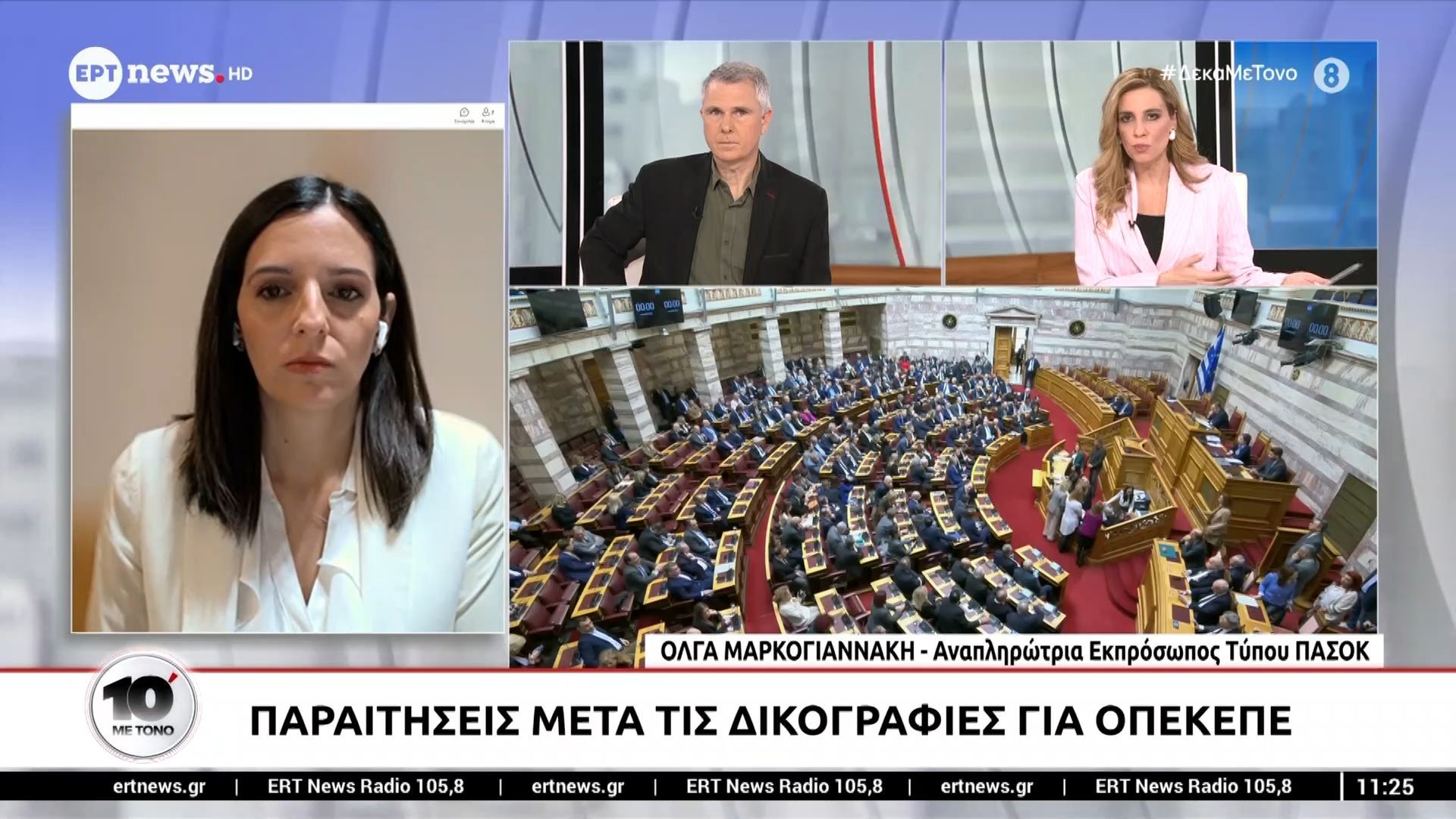 Στο ERT News η αναπληρώτρια Εκπρόσωπος Τύπου του ΠΑΣΟΚ Όλγα Μαρκογιαννάκη