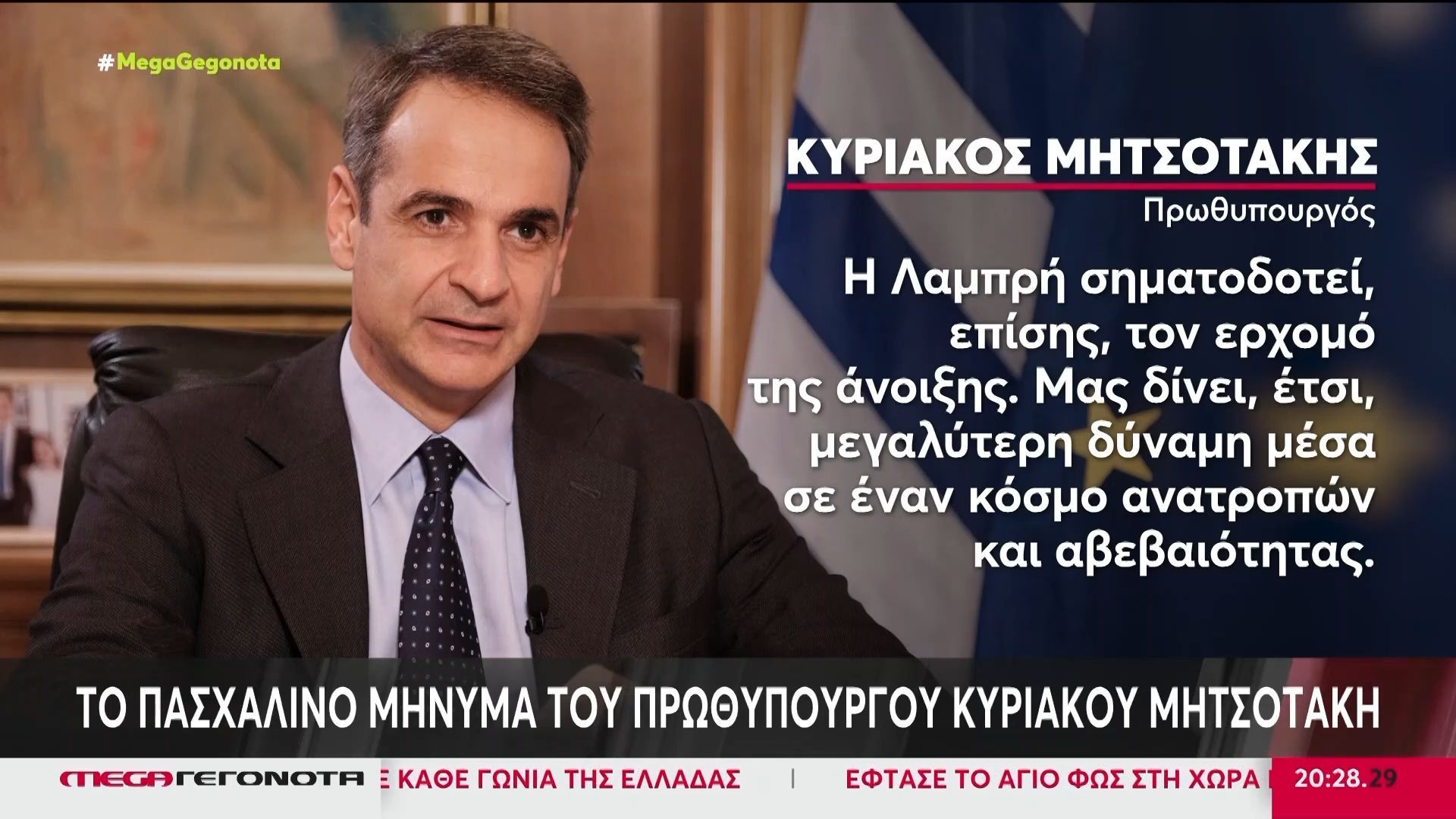 Τα πασχαλινά μηνύματα της πολιτικής και εκκλησιαστικής ηγεσίας