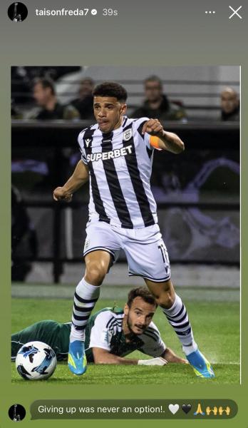 Τάισον: «Η εγκατάλειψη δεν υπήρξε ποτέ επιλογή μας»