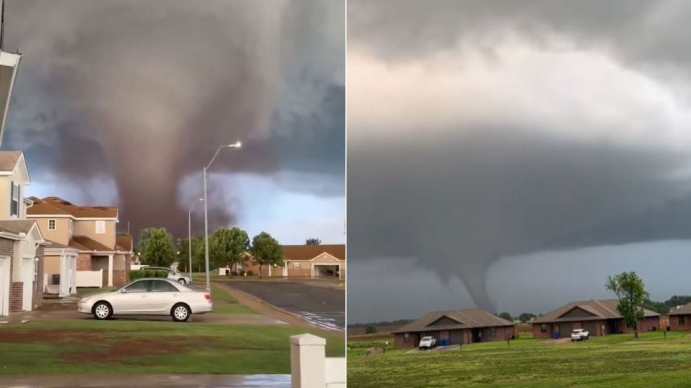 Βίντεο: Δυνατοί ανεμοστρόβιλοι «χτύπησαν» την Οκλαχόμα – Καταστροφές σε κατοικίες και στην αεροπορική βάση Βανς