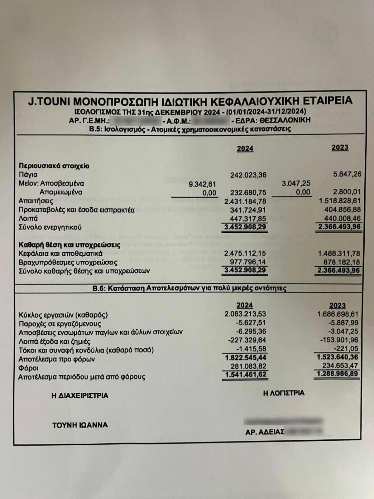 Τούνη περιουσία