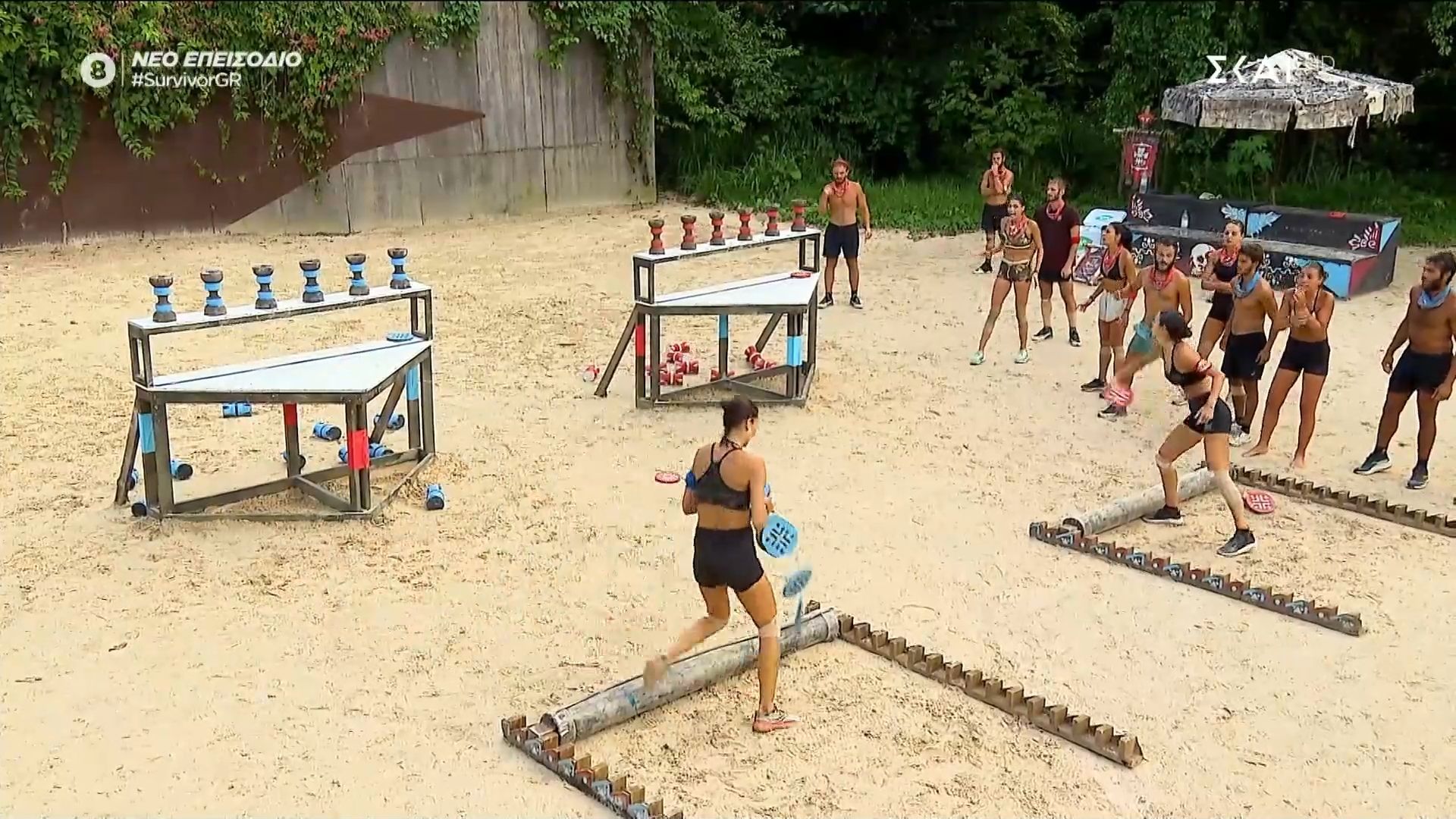 Τρομερό παιχνίδι! 9-9 και ο νικητής θα κριθεί στο flag race