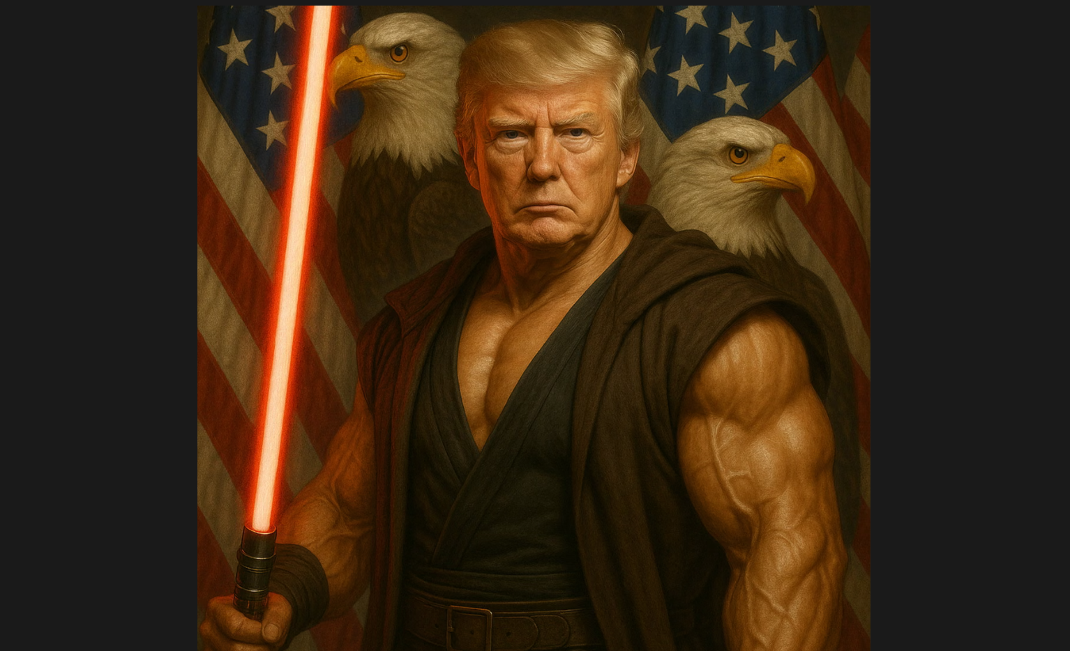 Από τον Ιησού Χριστό ως τον Νταρθ Βέιντερ: Τι τρέχει με αυτά τα αλλόκοτα deepfake memes του Τραμπ;