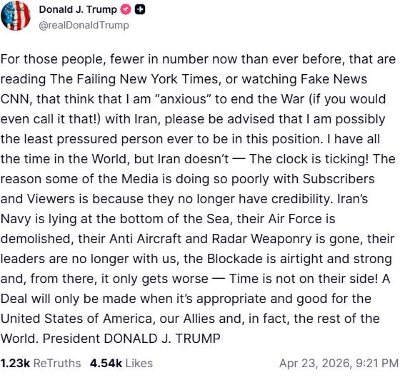 Τραμπ, Ιράν, 