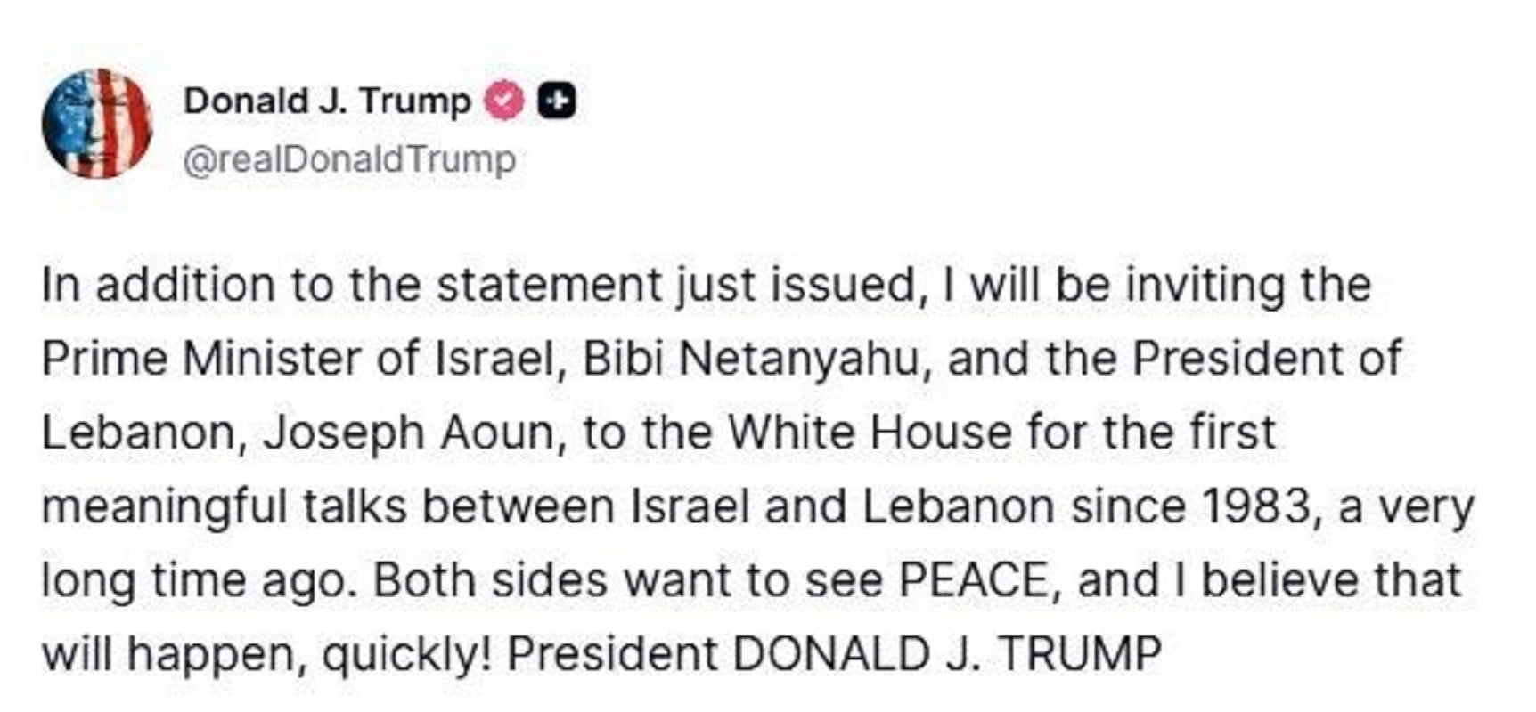 Τραμπ: Κάλεσμα σε Νετανιάχου και Αούν για διαβουλεύσεις στον Λευκό Οίκο 2 social-1