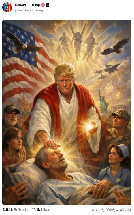 Τραμπ: Ως άλλος Ιησούς, κατά μέτωπο επίθεση στον πάπα Λέοντα – «Δεν φοβάμαι την ηγεσία του», απαντά ο ποντίφικας 3 Τραμπ: Ως άλλος Ιησούς, κατά μέτωπο επίθεση στον πάπα Λέοντα – «Δεν φοβάμαι την ηγεσία του», απαντά ο ποντίφικας