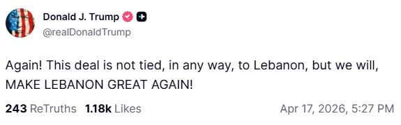 Τραμπ: «Απαγόρευσε» στο Ισραήλ να πλήξει τον Λίβανο, οι ΗΠΑ θα αποκτήσουν την «πυρηνική τέφρα» του Ιράν – «Ανεπαρκές» το ΝΑΤΟ