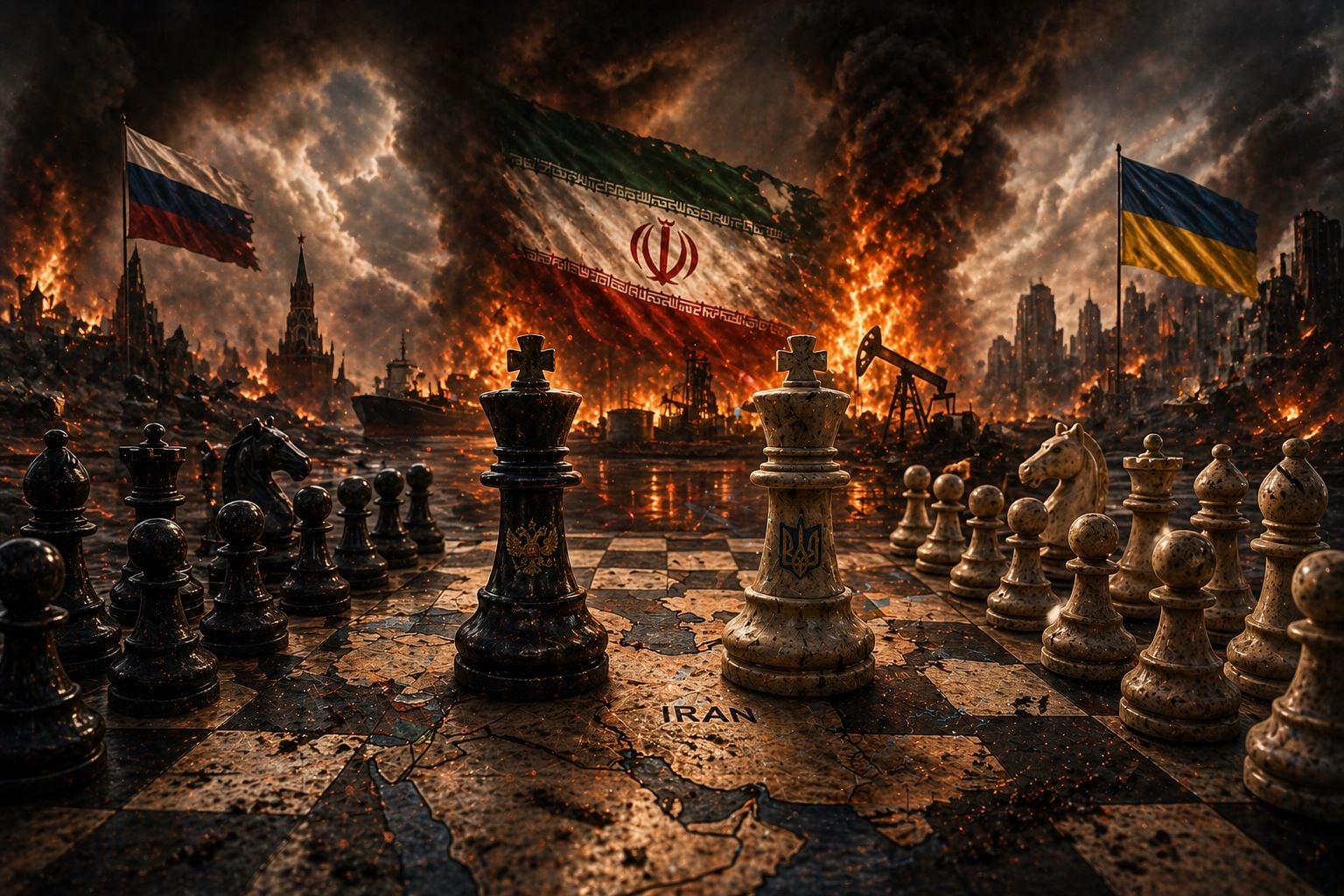 Η «κρυφή» σχέση των συγκρούσεων σε Ιράν και Ουκρανία – Το «διπλό παιχνίδι» του Πούτιν και μια γεωπολιτική σκακιέρα στις φλόγες