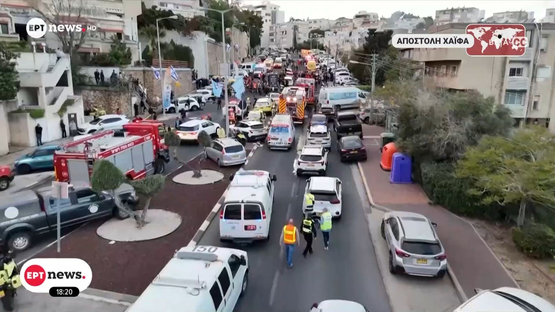 Βαλλιστική επίθεση στη Χαϊφα – Οι διασώστες ανέσυραν τέσσερις σορούς από τα ερείπια