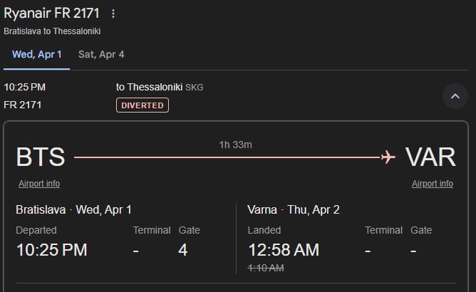 Έκτακτη προσγείωση πτήσης της Ryanair στη Βουλγαρία – Επιβάτες καθηλωμένοι στη Βάρνα αντί για Θεσσαλονίκη