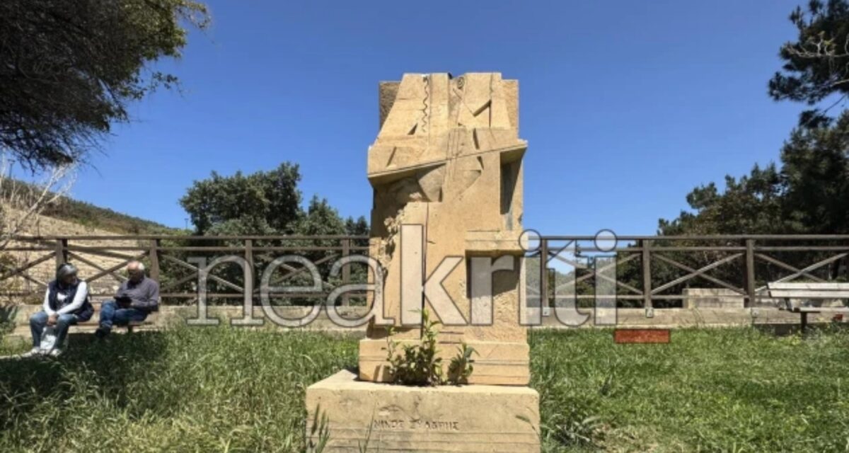 Ηράκλειο: Άγνωστοι κατέστρεψαν την προτομή του Νίκου Ξυλούρη
