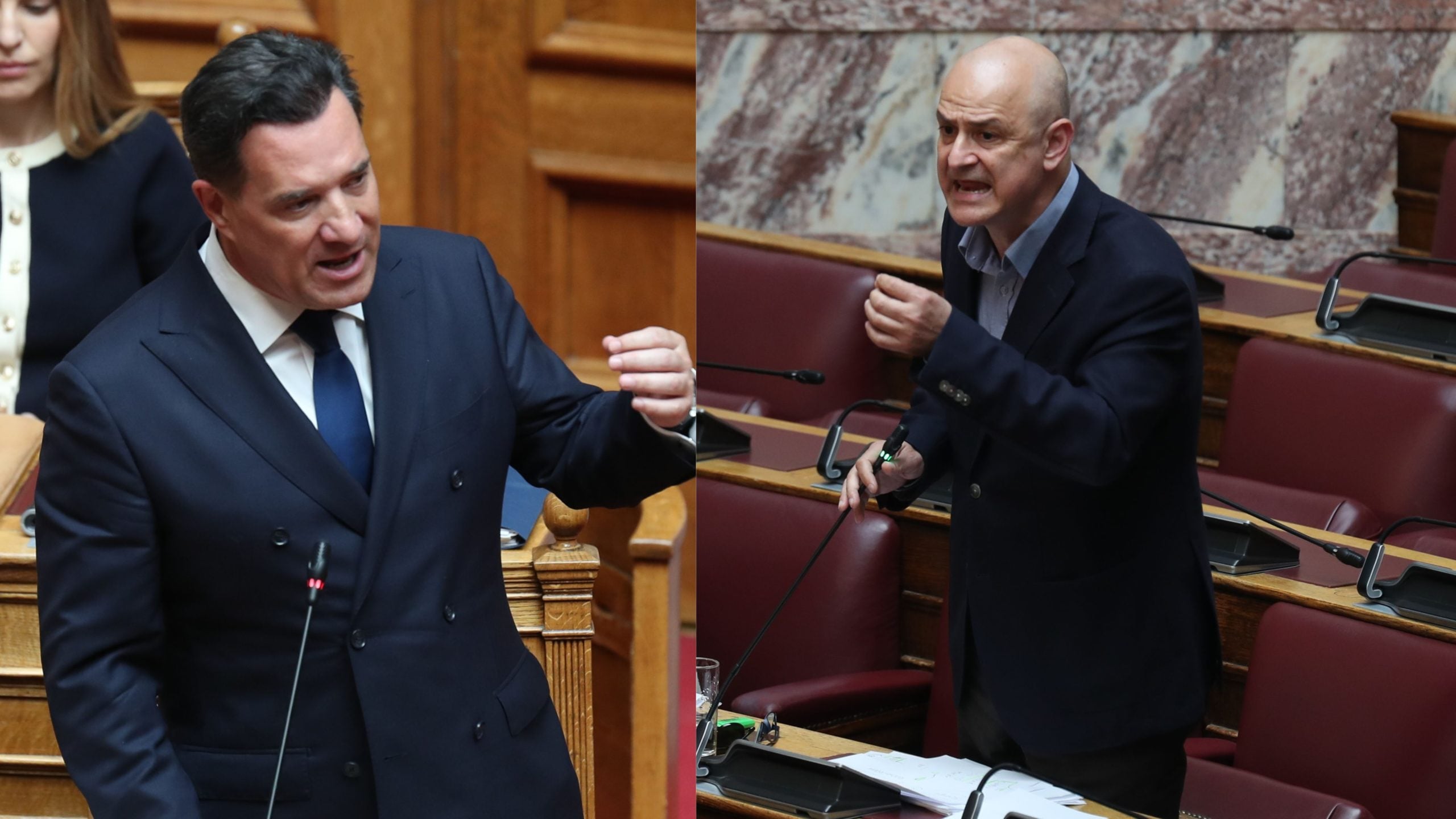 Σφοδρή αντιπαράθεση Γεωργιάδη-Καζαμία στη Βουλή: «Είστε επίορκος» – «Δεν ντρέπεστε, είστε ανίδεος»