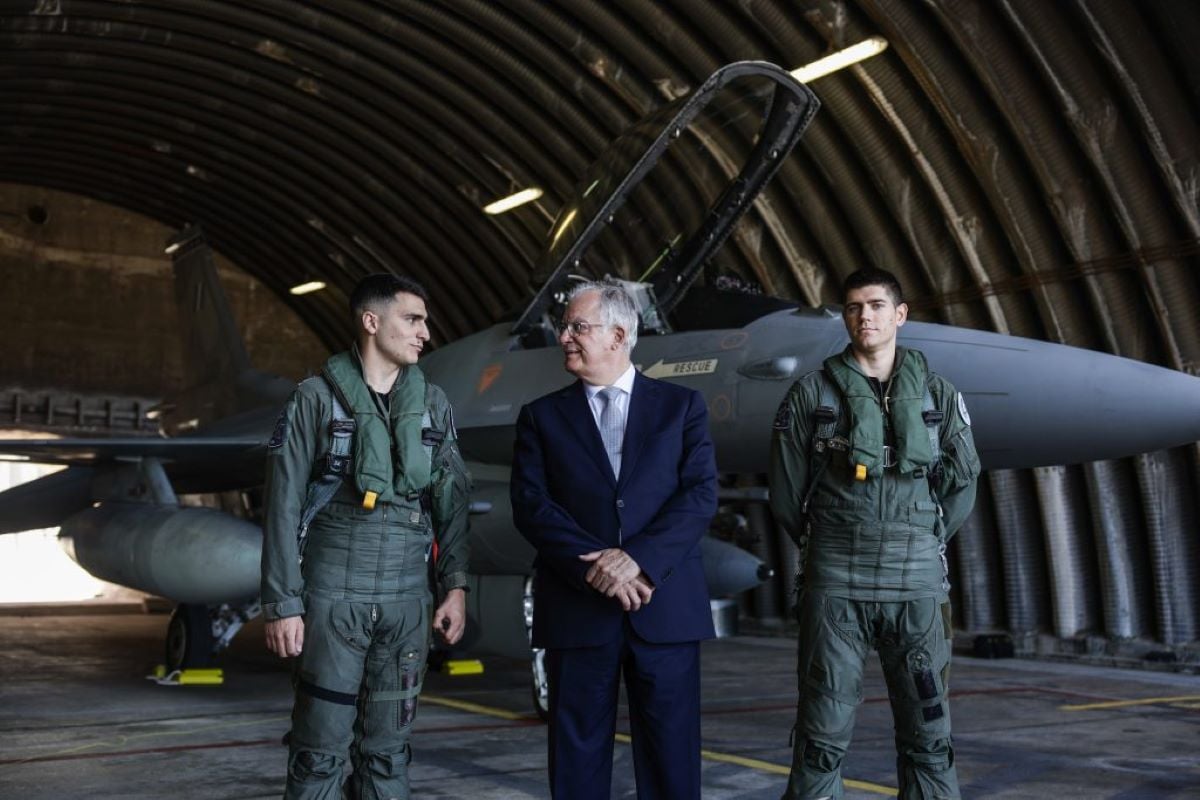 Τασούλας: «Η εθνική κυριαρχία της Ελλάδας βρίσκεται σε ασφαλή χέρια» – Επίσκεψη στην 115 Πτέρυγα Μάχης
