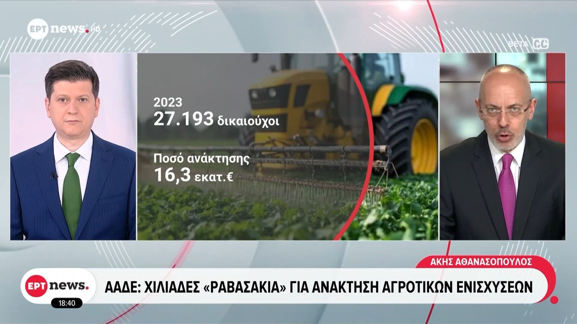 ΑΑΔΕ: Χιλιάδες «ραβασάκια» για ανάκτηση αγροτικών ενισχύσεων