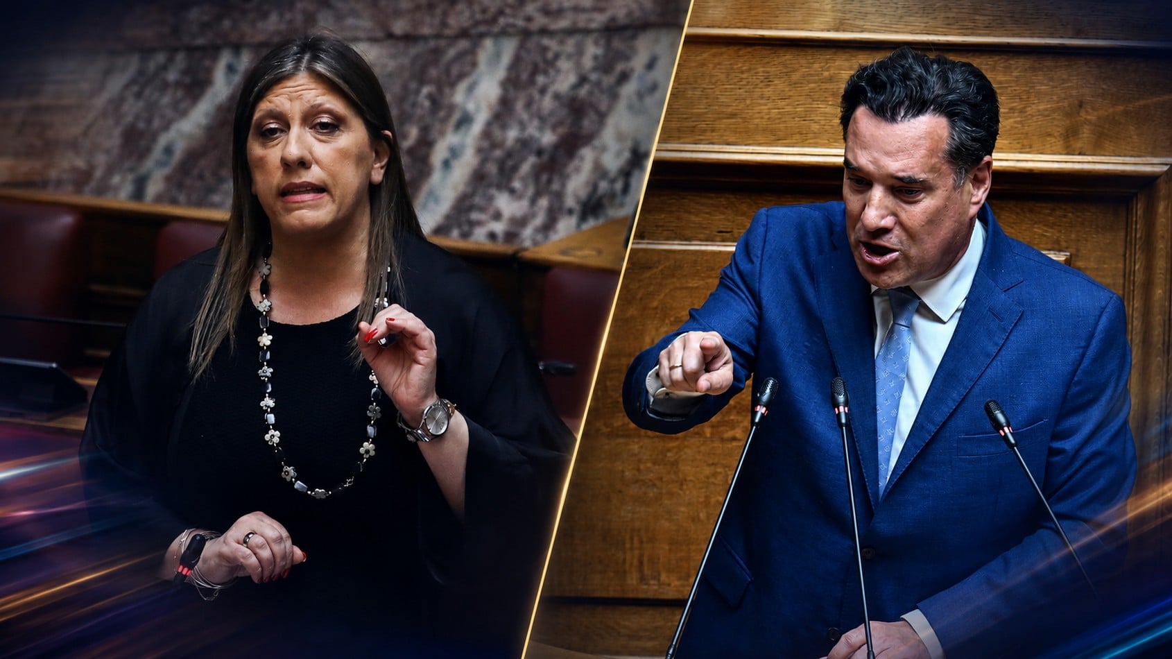 Βουλή: Σφοδρή σύγκρουση Κωνσταντοπούλου – Γεωργιάδη – «Είστε παρακρατικός» – «Είστε τεράστια υποκρίτρια»