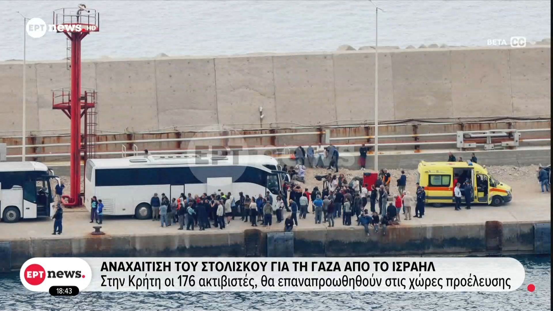 Αναχαίτιση του στολίσκου για τη Γάζα από το Ισραήλ