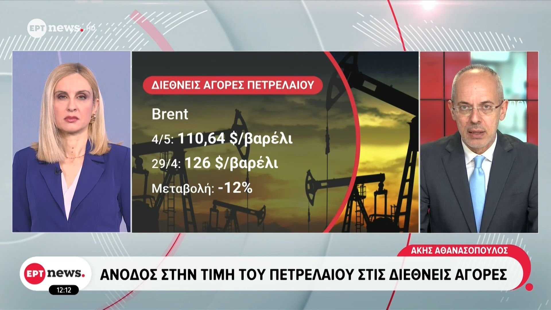 Άνοδος στην τιμή του πετρελαίου στις διεθνείς αγορές