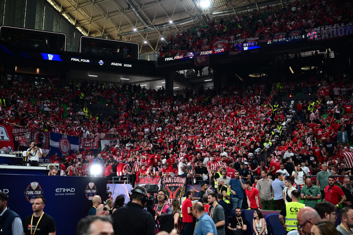 Ολυμπιακός – Ρεάλ Μαδρίτης: Ισχυρή παρουσία των ΜΑΤ στο Telekom Center Athens