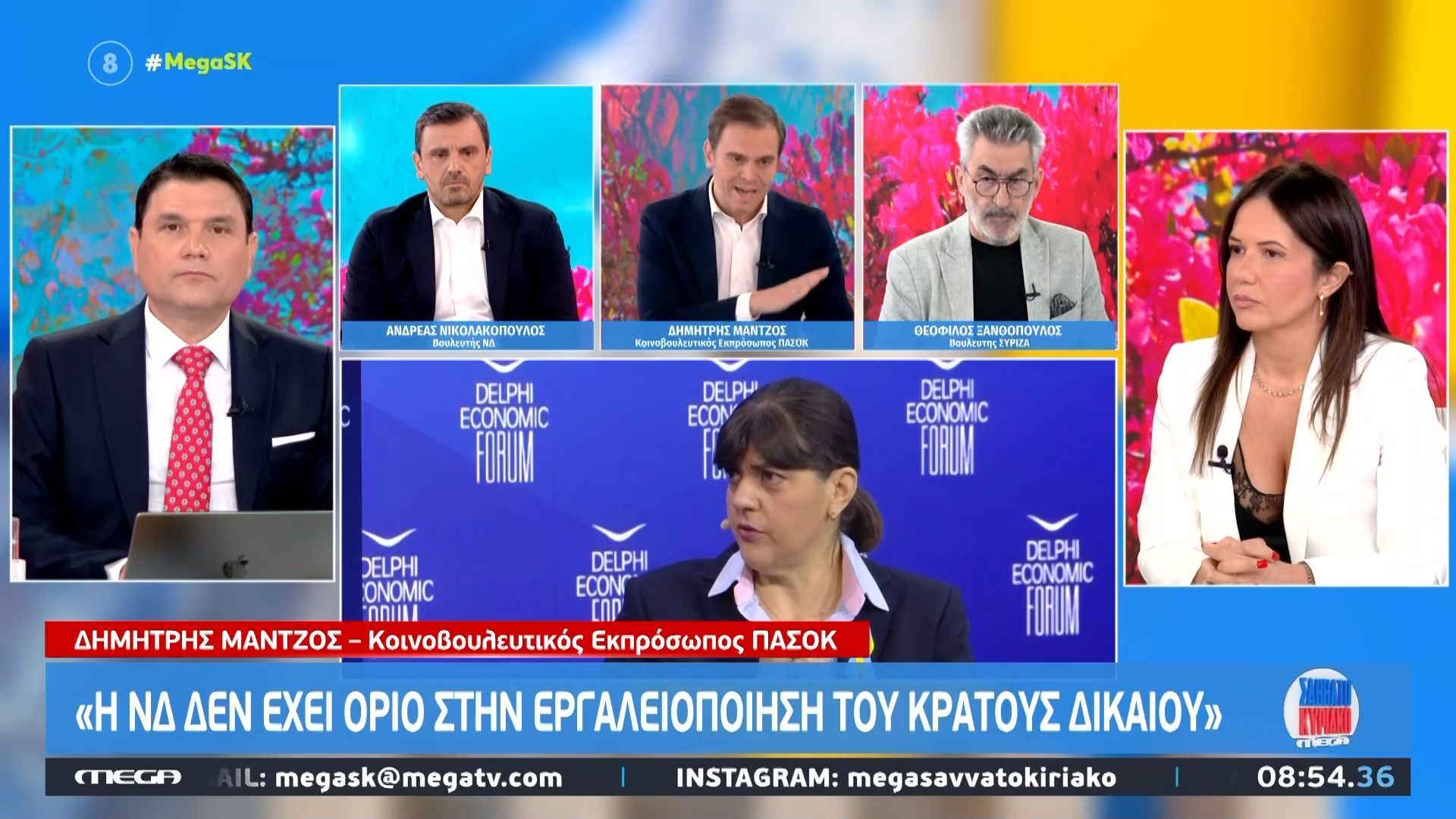 Δ. Μάντζος: «Η ΝΔ δεν έχει όριο στην εργαλειοποίησει του Κράτους Δικαίου»