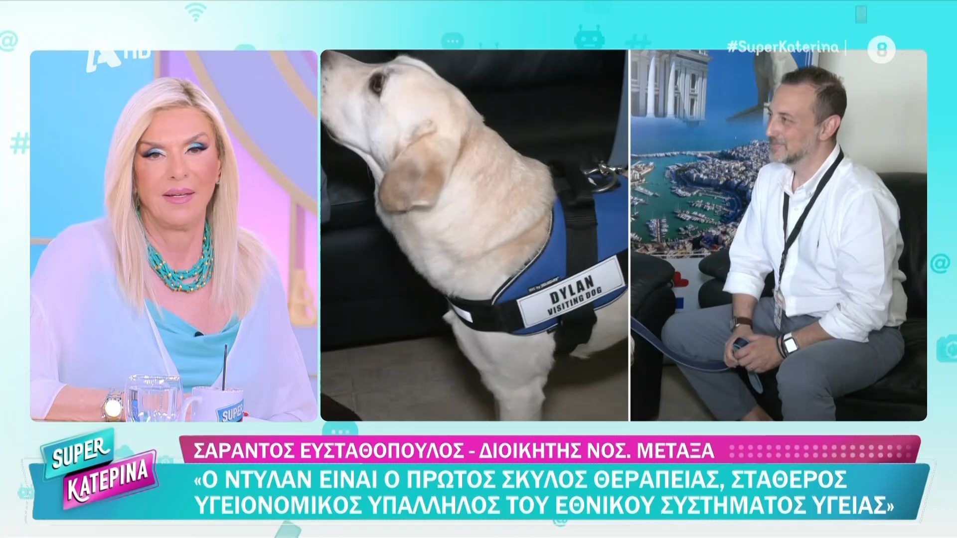 Ο σκύλος θεραπείας “Ντύλαν”, αλλάζει την εμπειρία ογκολογικών ασθενών
