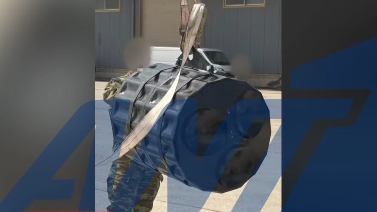 Λευκάδα: Εικόνα με τα εκρηκτικά από το drone καμικάζι που βρέθηκε