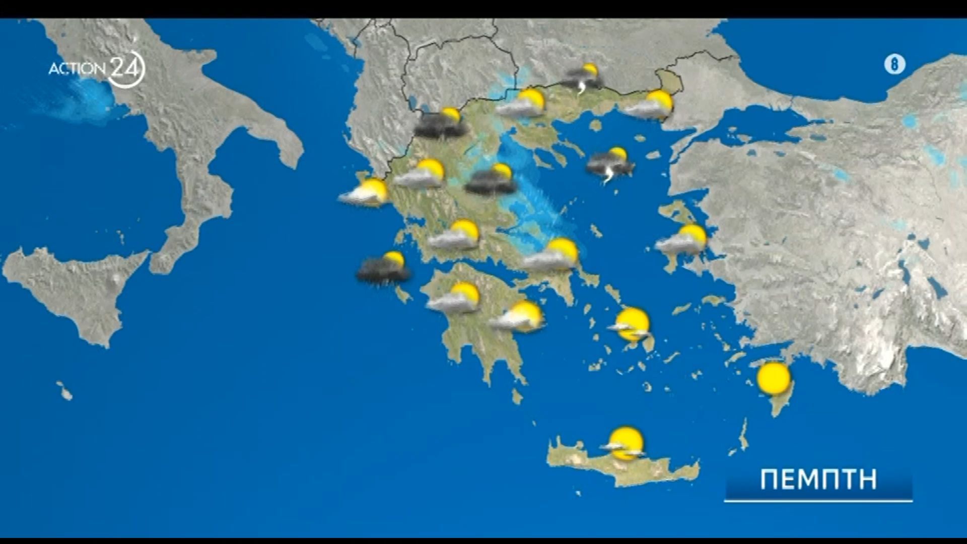 Εκ νέου σκόνη από το Σάββατο με βροχές και καταιγίδες