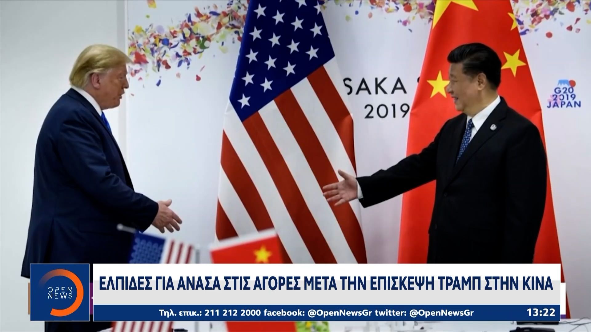Ελπίδα για ανάσα στις αγορές μετά την επίσκεψη Τραμπ στην Κίνα