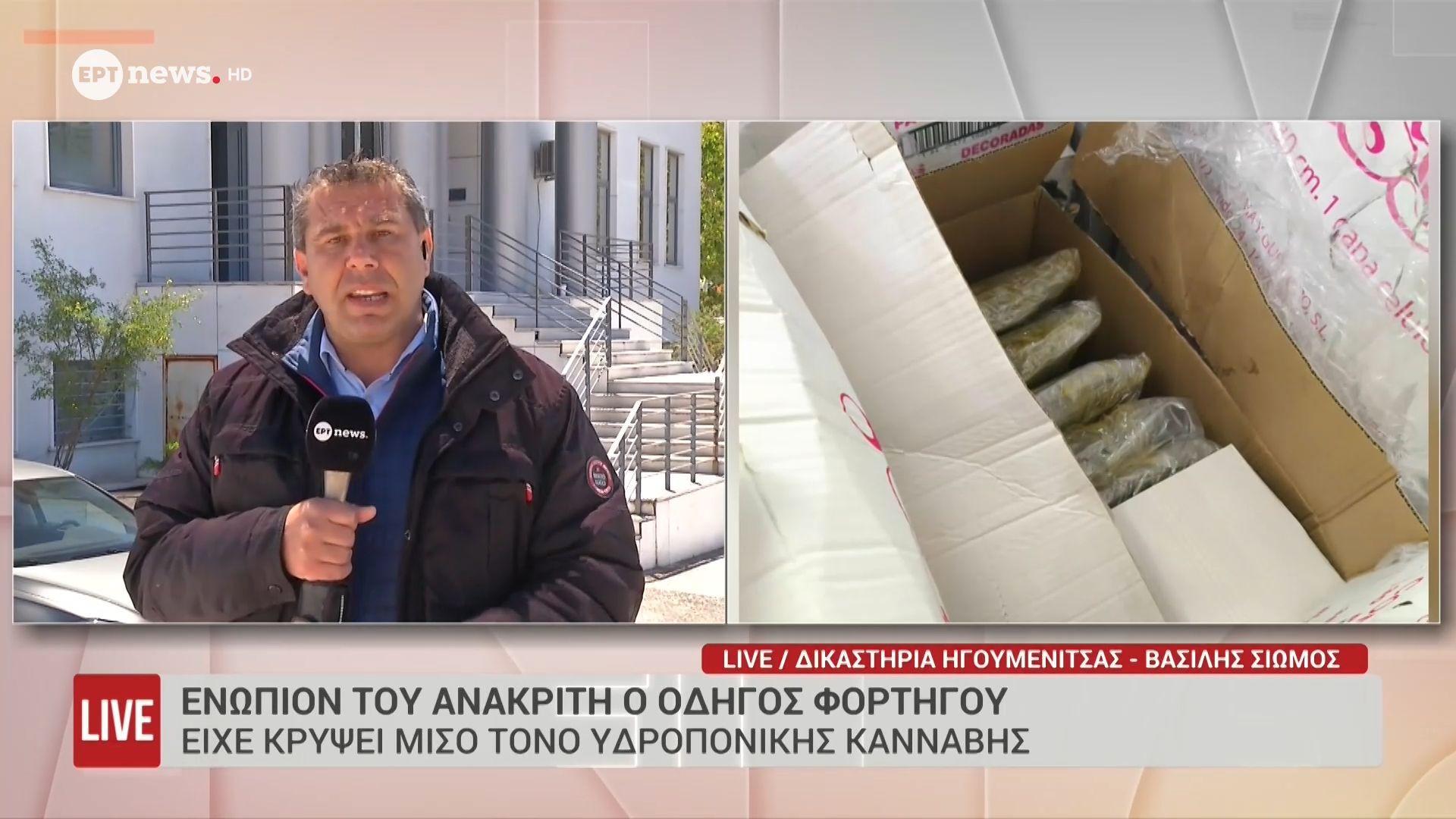 Ενώπιον του ανακριτή ο οδηγός φορτηγού – Είχε κρύψει μισό τόνο υδροπονικής κάνναβης