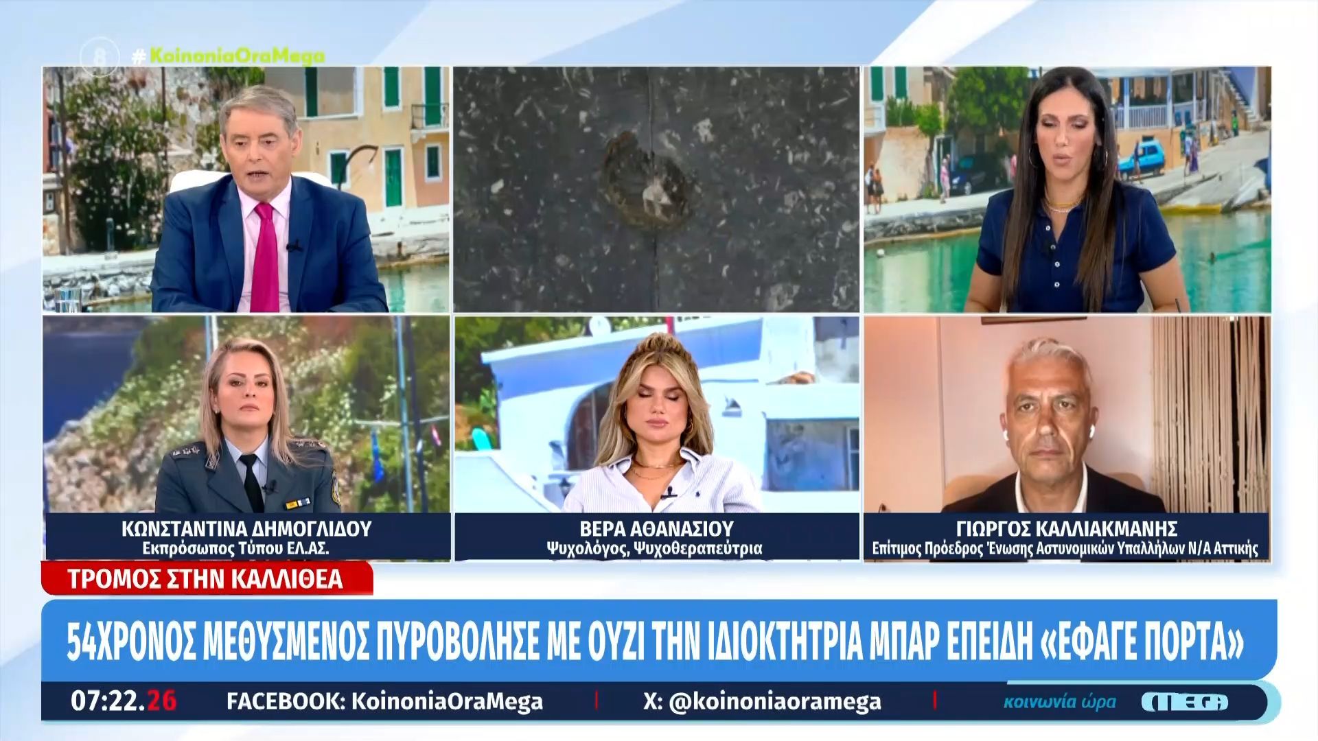 Γ. Καλλιακμάνη για Καλλιθέα: «Φαίνεται ότι εύκολα κάποιος πλέον μπορεί να βγάλει ένα όπλο»