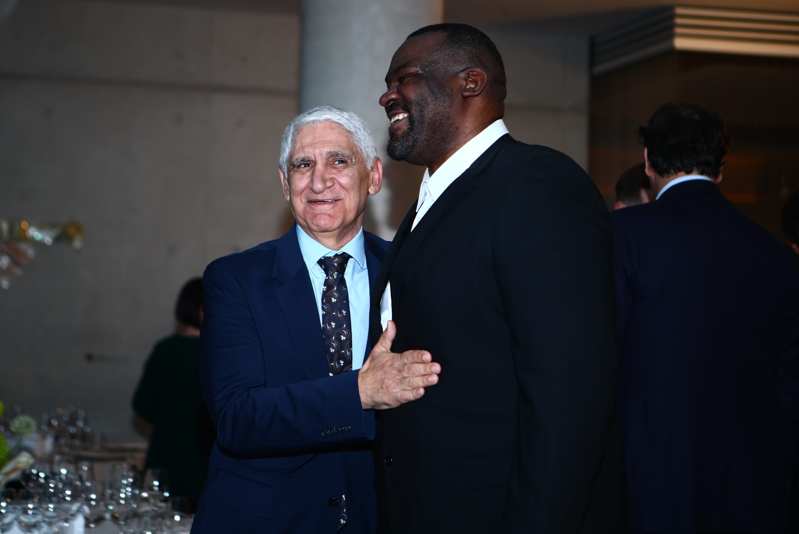 Γιαννάκης, Μποντιρόγκα, Παπαλουκάς, Ανδρουλάκης και Χαρδαλιάς στο γκαλά της Euroleague στο ΚΠΙΣΝ για το Final Four 13 Γιαννάκης, Μποντιρόγκα, Παπαλουκάς, Ανδρουλάκης και Χαρδαλιάς στο γκαλά της Euroleague στο ΚΠΙΣΝ για το Final Four