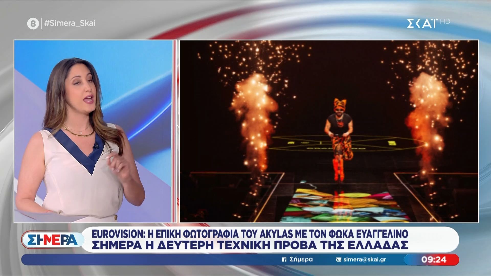 H επική φωτογραφία του Ακύλα με τον Φωκά Ευαγγελινό – Σήμερα η δεύτερη πρόβα του