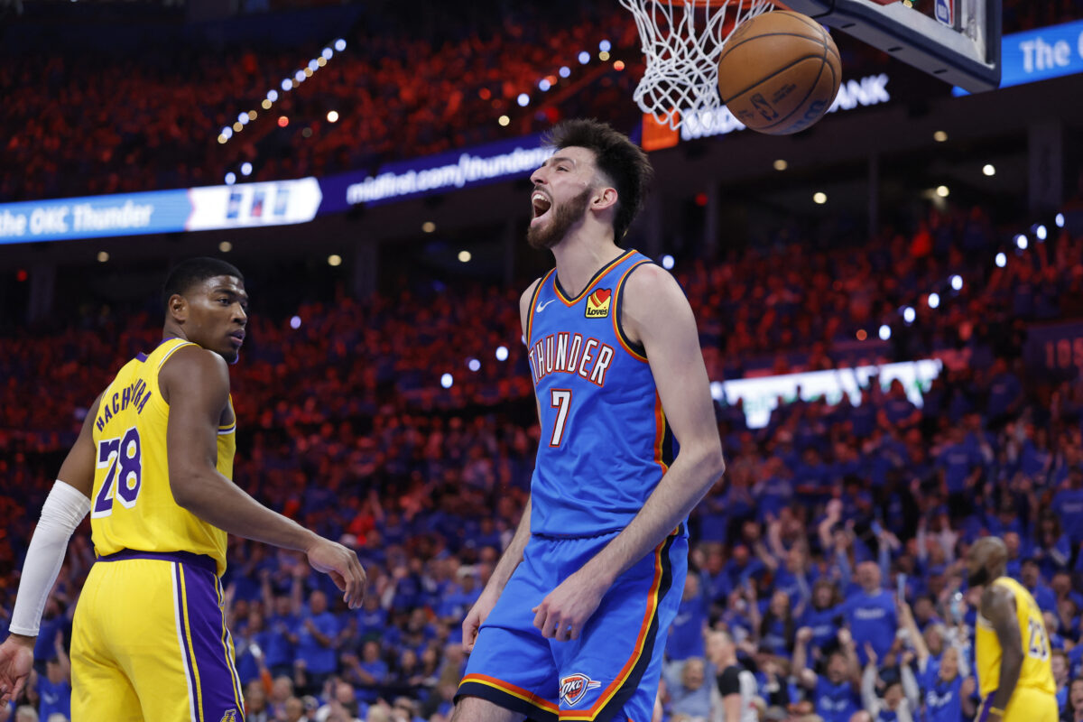 NBA: Οι Θάντερ συνέτριψαν τους Λέικερς, οι Πίστονς πήραν το 1-0 απέναντι στους Καβαλίερς στα ημιτελικά των πλέι οφ