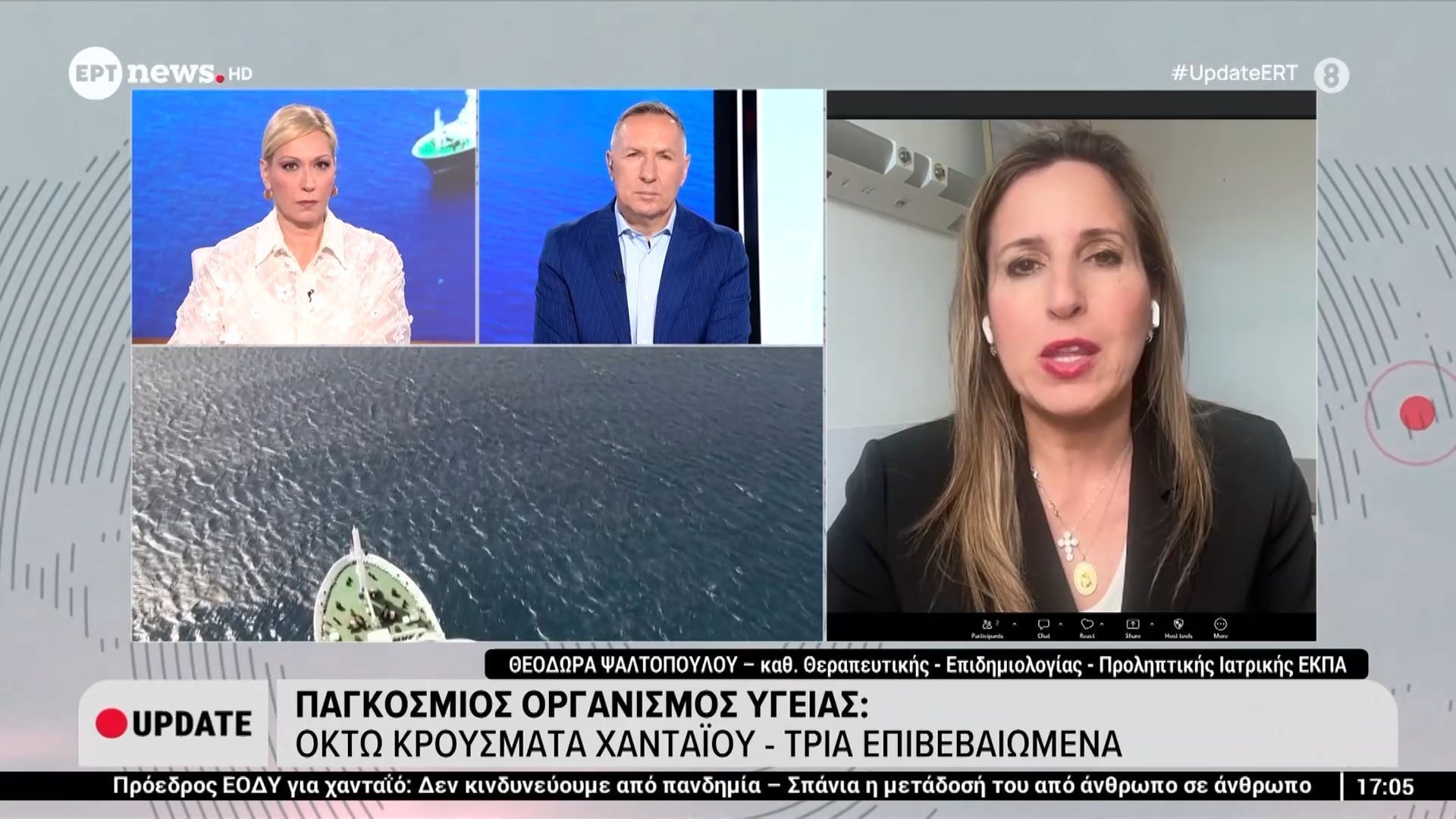 Η καθηγήτρια Θεραπευτικής, Επιδημιολογίας και Προληπτικής Ιατρικής στο ΕΚΠΑ, Θεοδώρα Ψαλτοπούλου, στο ΕΡΤnews για τον χανταϊό