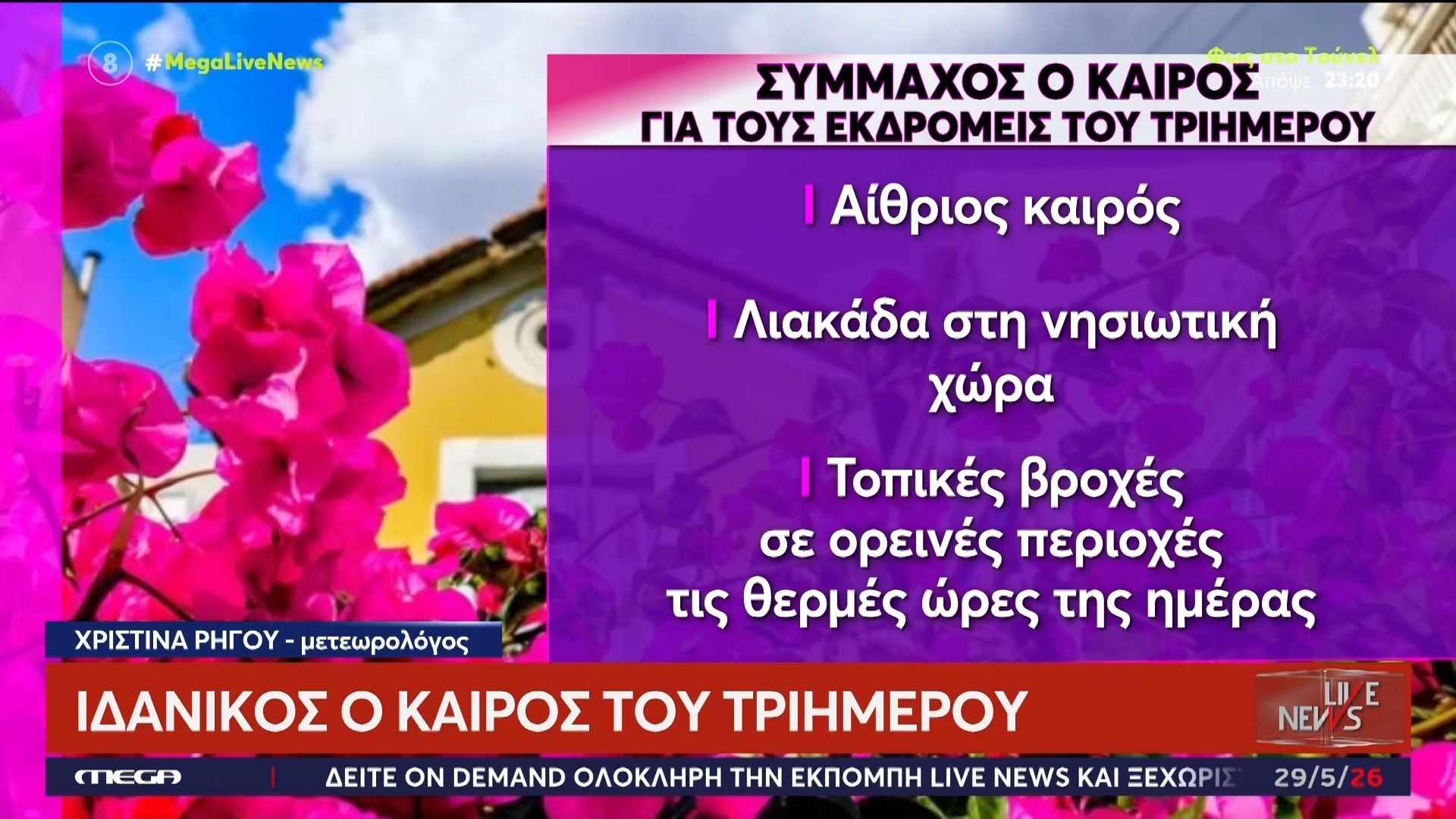 Ιδανικός ο καιρός του τριημέρου – 30αρια την Κυριακή