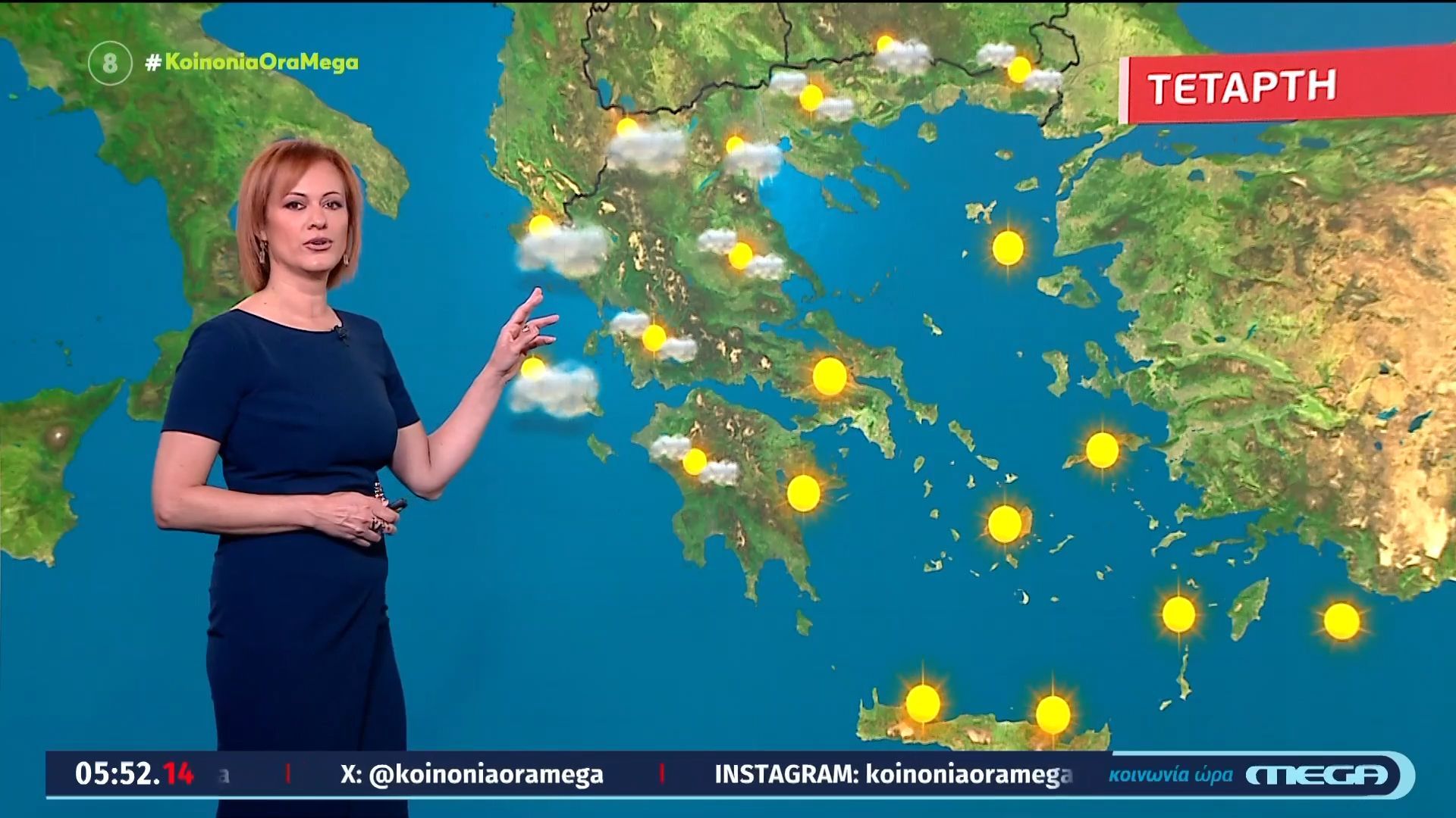 Ηλιόλουστος ο καιρός σήμερα, Τετάρτη 06/05/2026