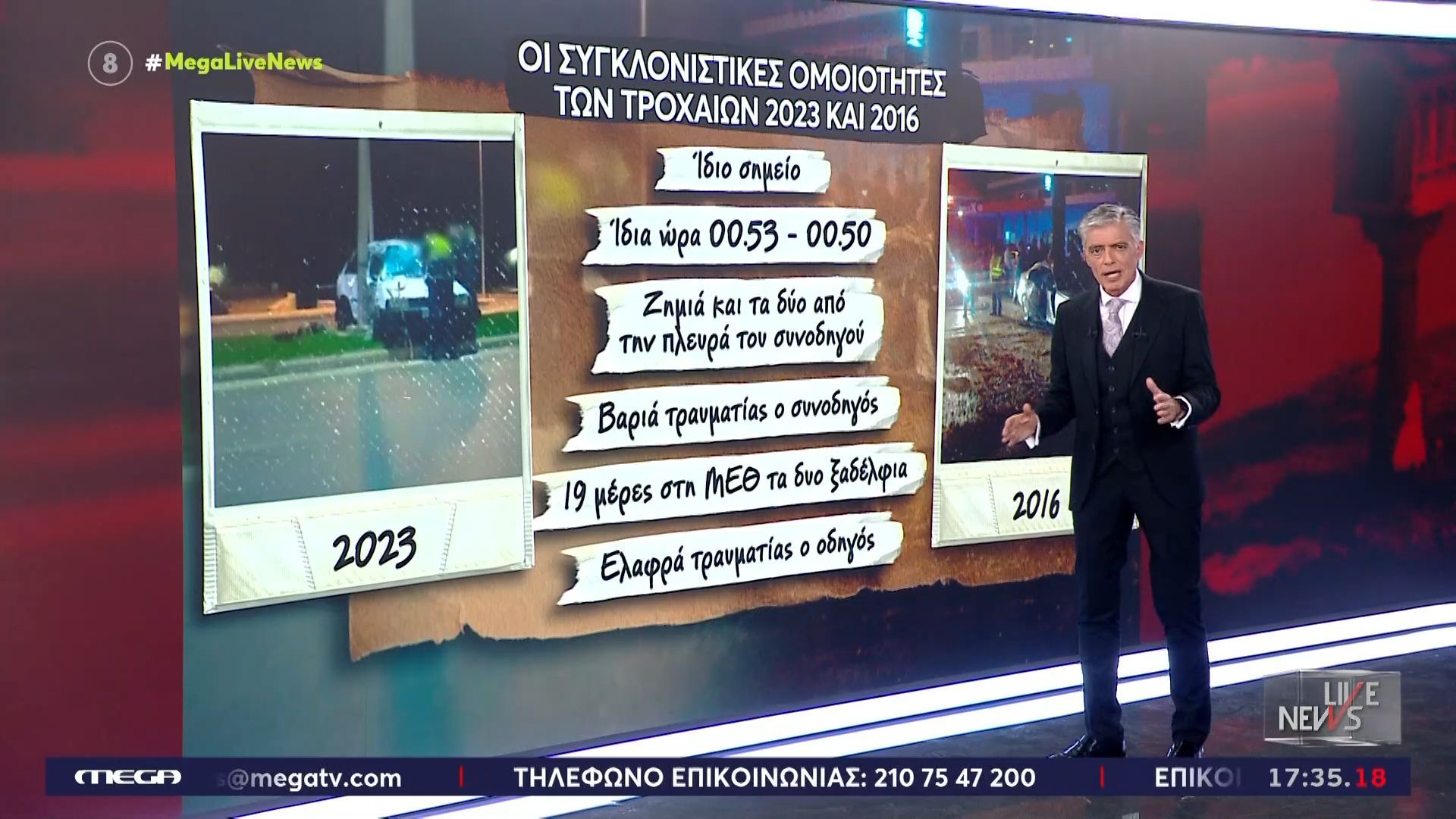 Ηράκλειο: Οι συγκλονιστικές ομοιότητες των τροχαίων του 2016 και του 2023