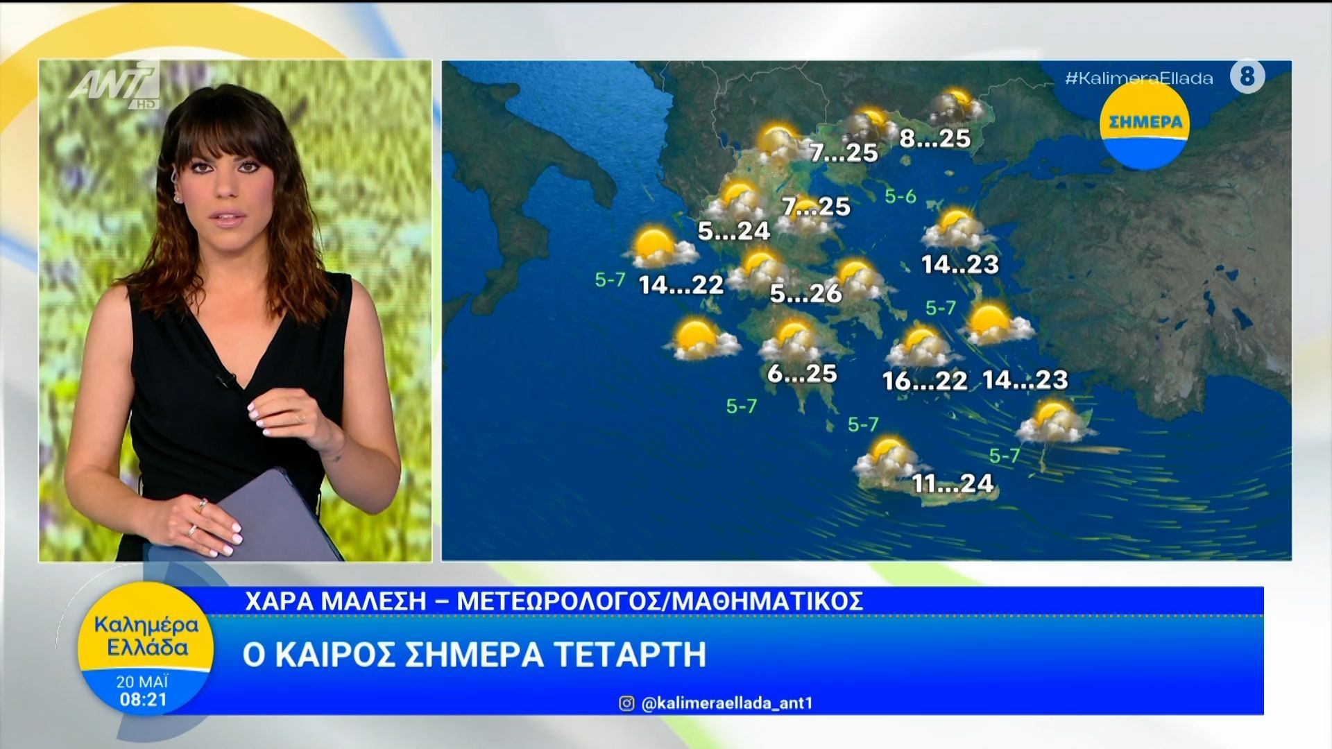 Καιρός – Καλημέρα Ελλάδα – 20/05/2026