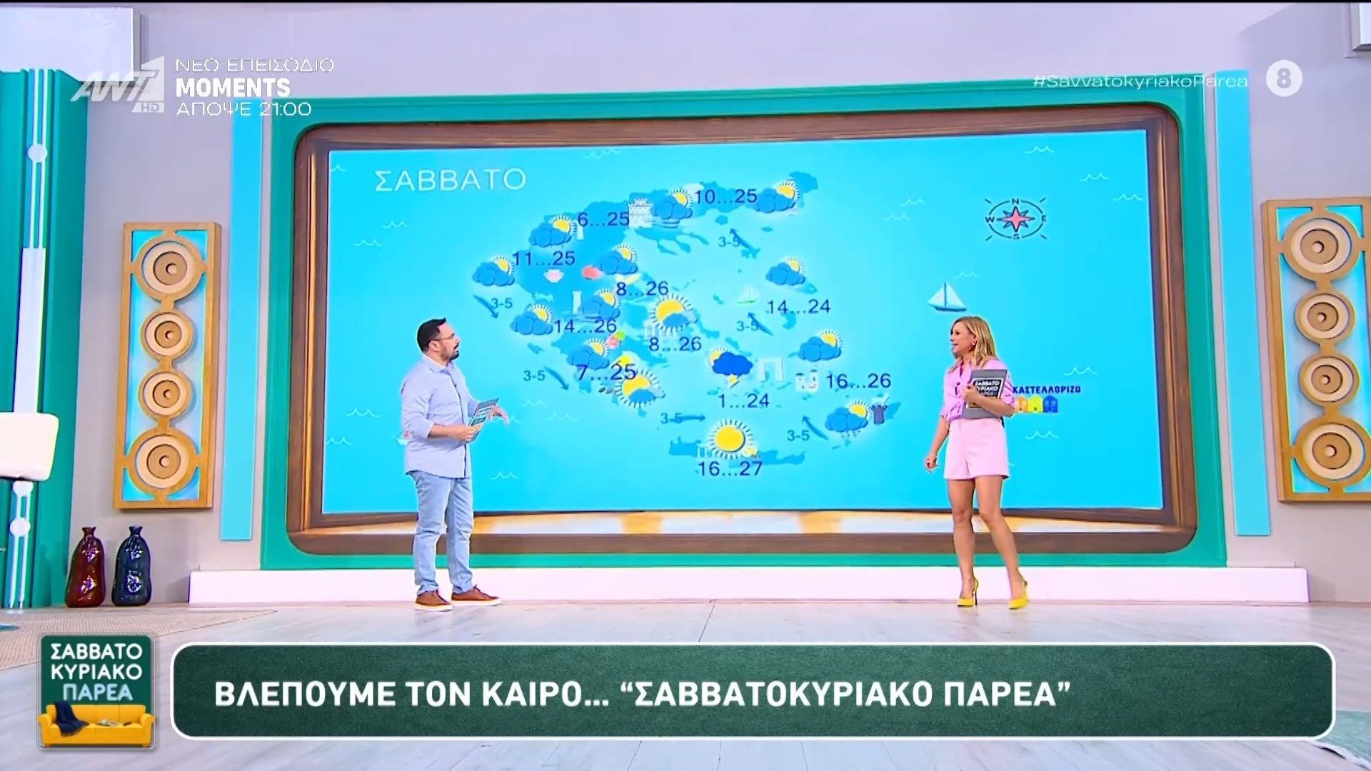 Καιρός – Σαββατοκύριακο Παρέα – 09/05/2026