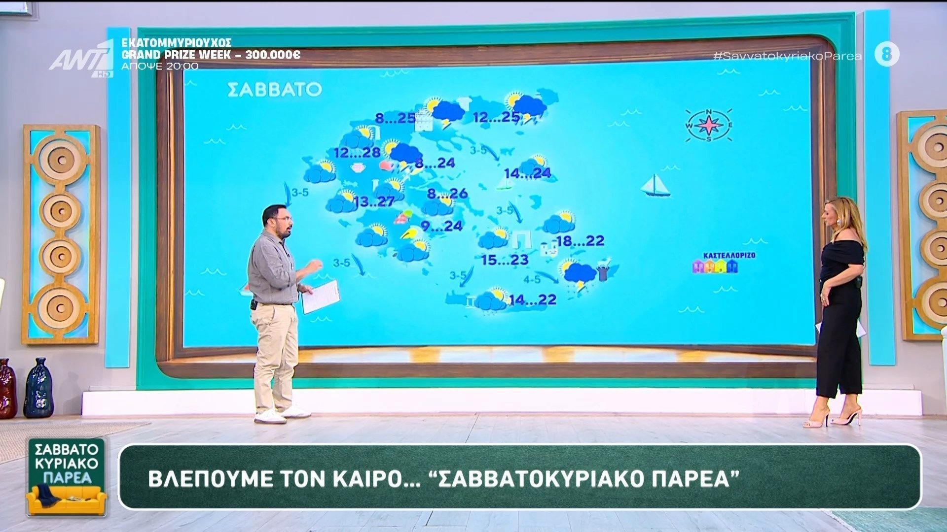 Καιρός – Σαββατοκύριακο Παρέα – 23/05/2026