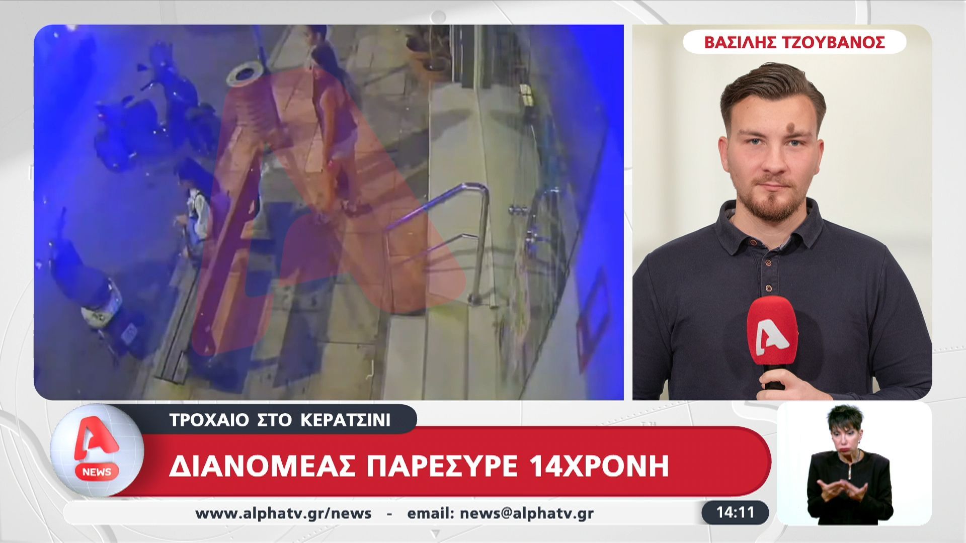 Κερατσίνι: Διανομέας παρέσυρε 14χρονη