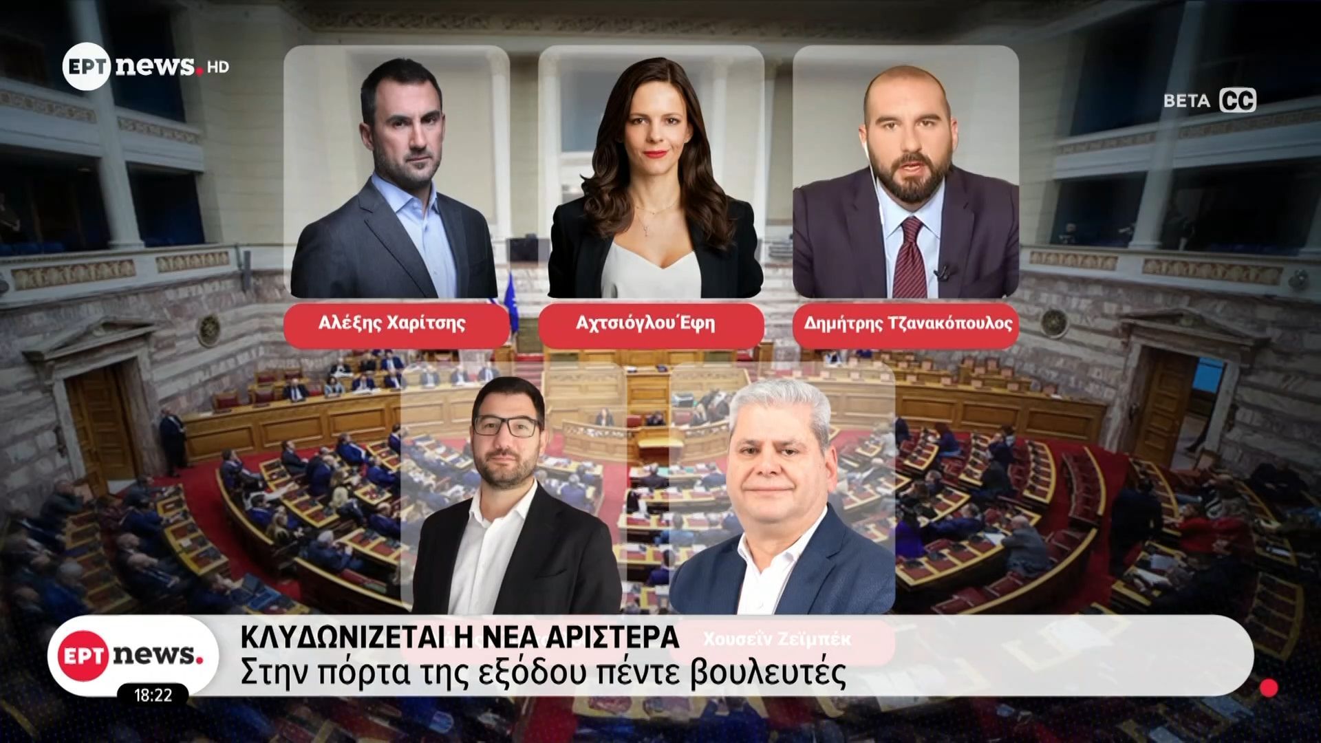Κλυδωνίζεται η Νέα Αριστερά – Στην πόρτα της εξόδου πέντε βουλευτές