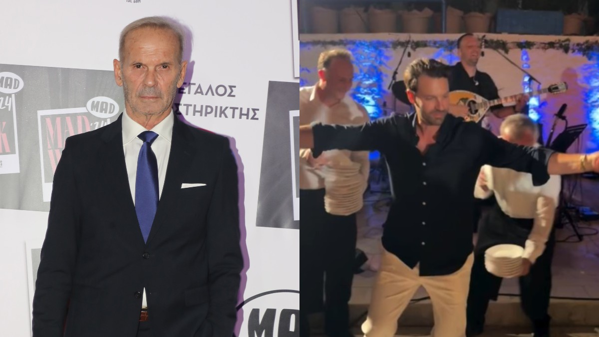 Κωστόπουλος: Συγκινημένος στο pre wedding party της Αμαλίας – Έσπασε πιάτα στον γαμπρό καθώς χόρευε ζεϊμπέκικο (Βίντεο)