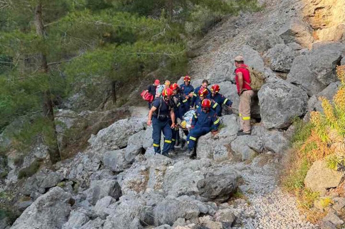 Home 59 Χανιά: Διάσωση Γάλλου επισκέπτη σε φαράγγι