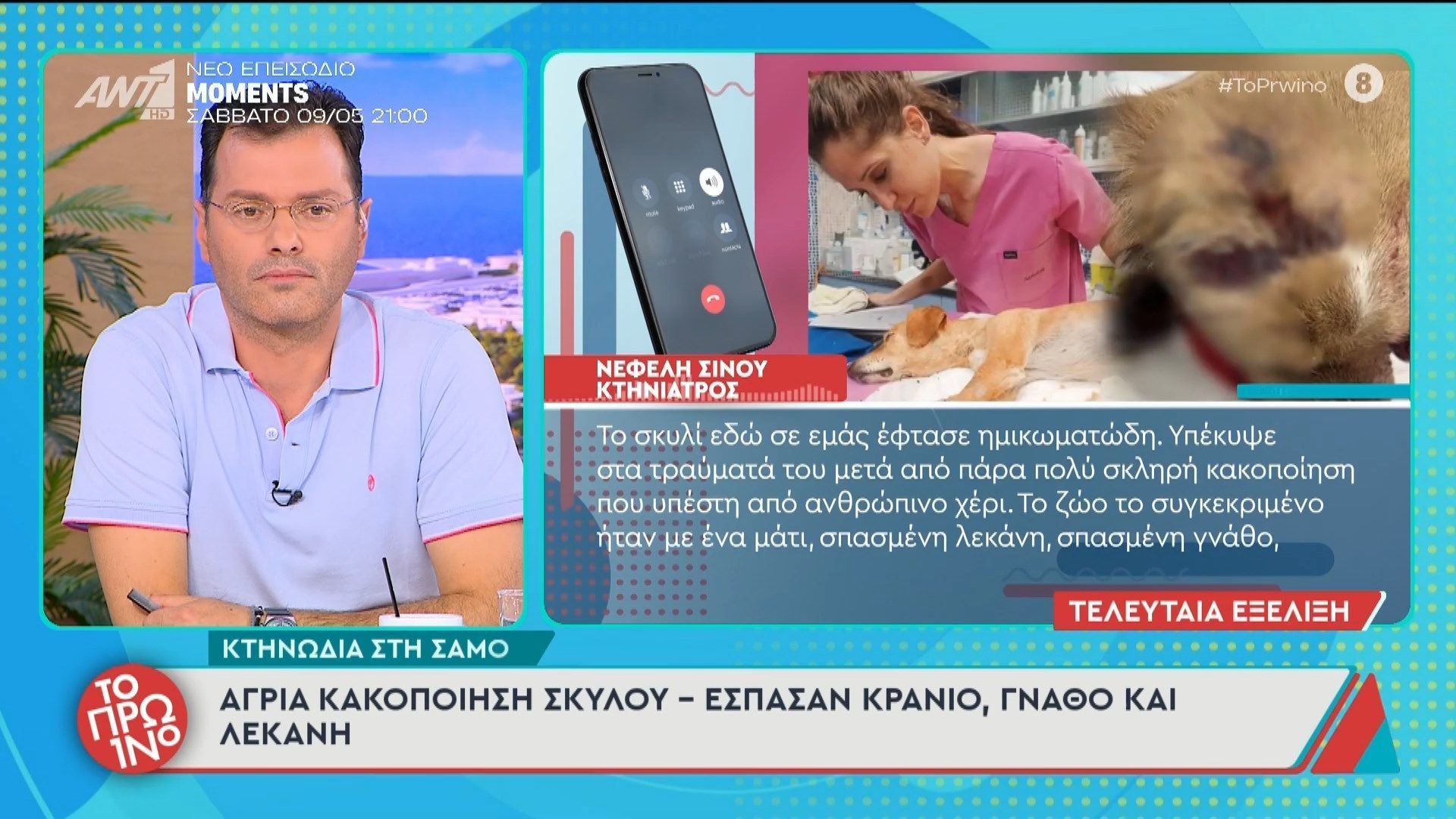 Κτηνωδία στη Σάμο με άγρια κακοποίηση σκύλου – Το Πρωινό – 07/05/2026