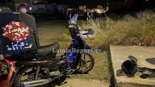 Τροχαίο με τραυματισμό ντελιβερά