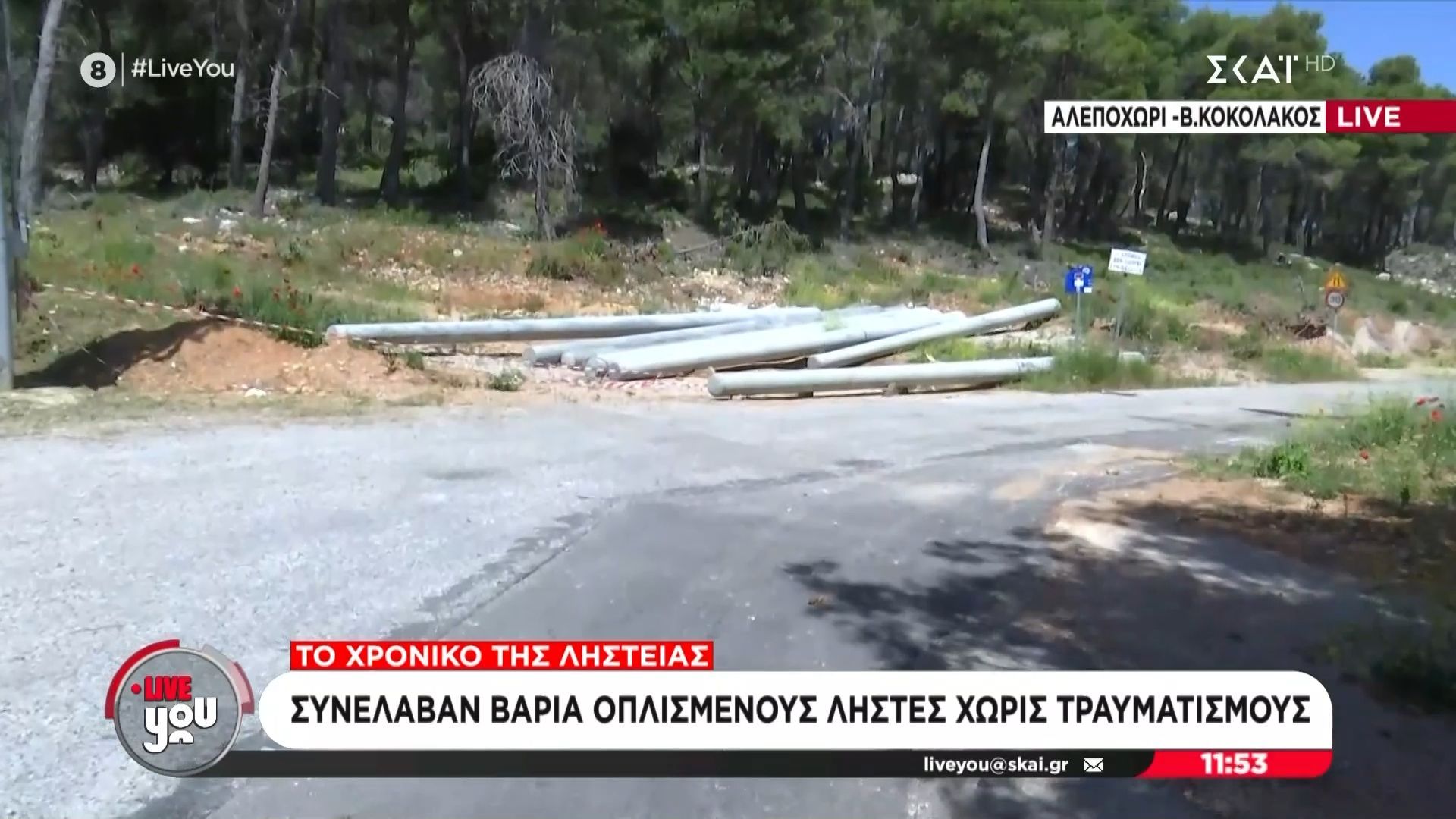 Ληστεία τράπεζας: Το σημείο που εγκλωβίστηκαν οι ληστές