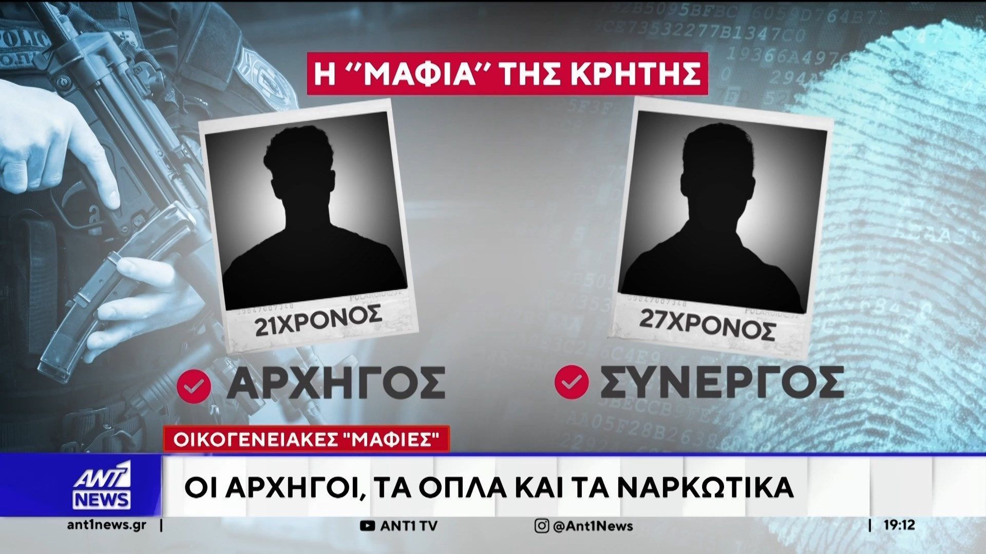 Μαφία στην Κρήτη: Οι αρχηγοί, τα όπλα και τα ναρκωτικά