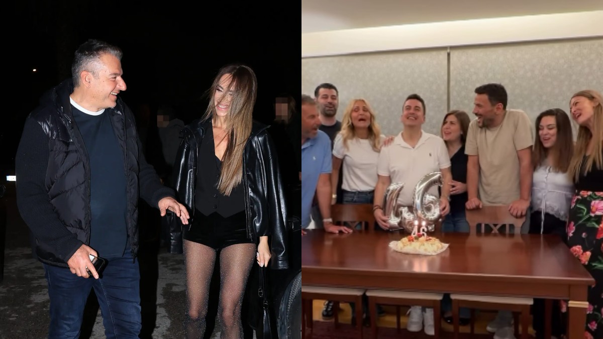 Λιάγκας – Αντωνά: Παρόντες στα γενέθλια του Κατσαρίδη (video)