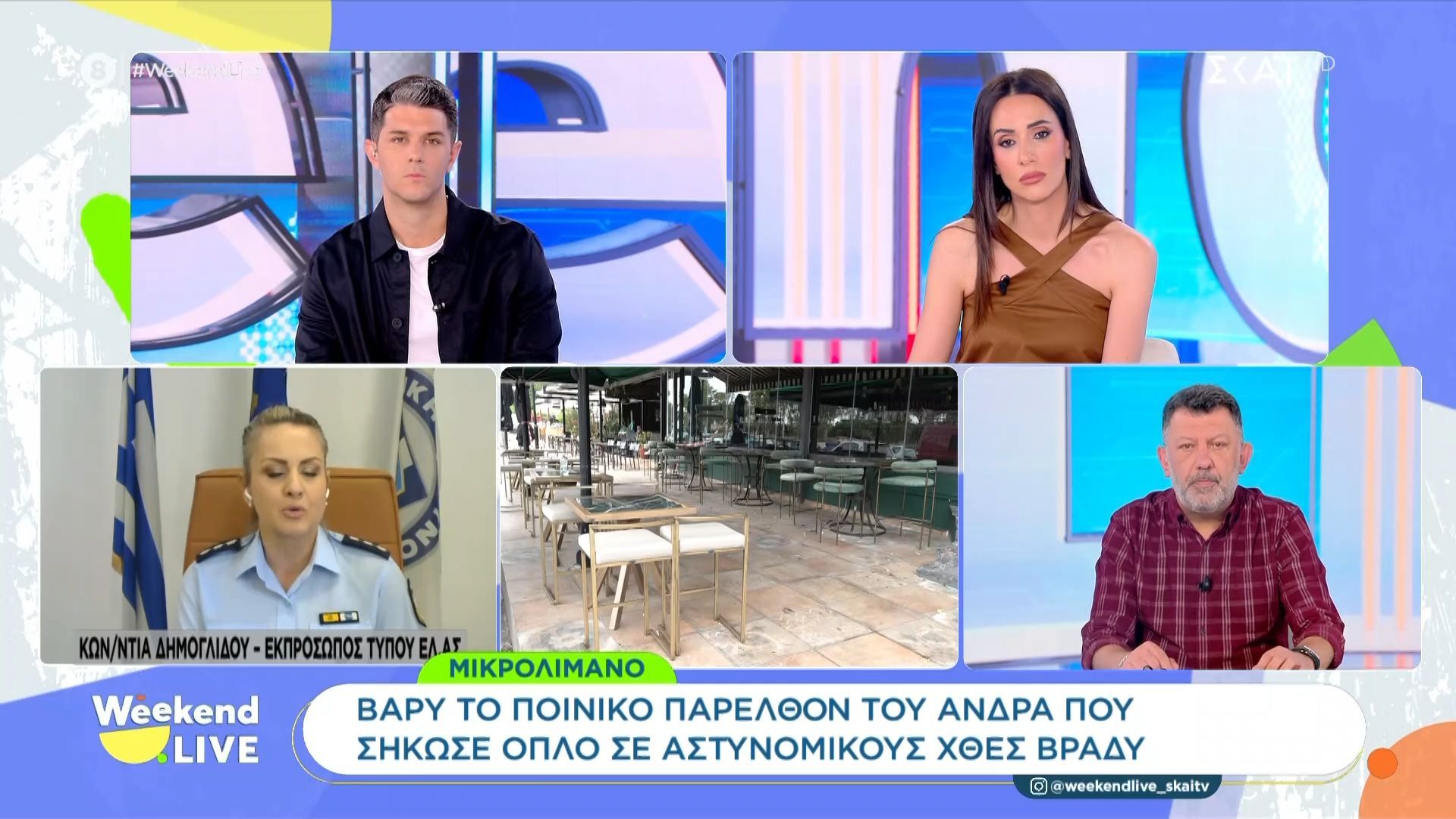 Μικρολίμανο | Βαρύ το ποινικό παρελθόν του άνδρα που σήκωσε όπλο σε αστυνομικούς χθες βράδυ